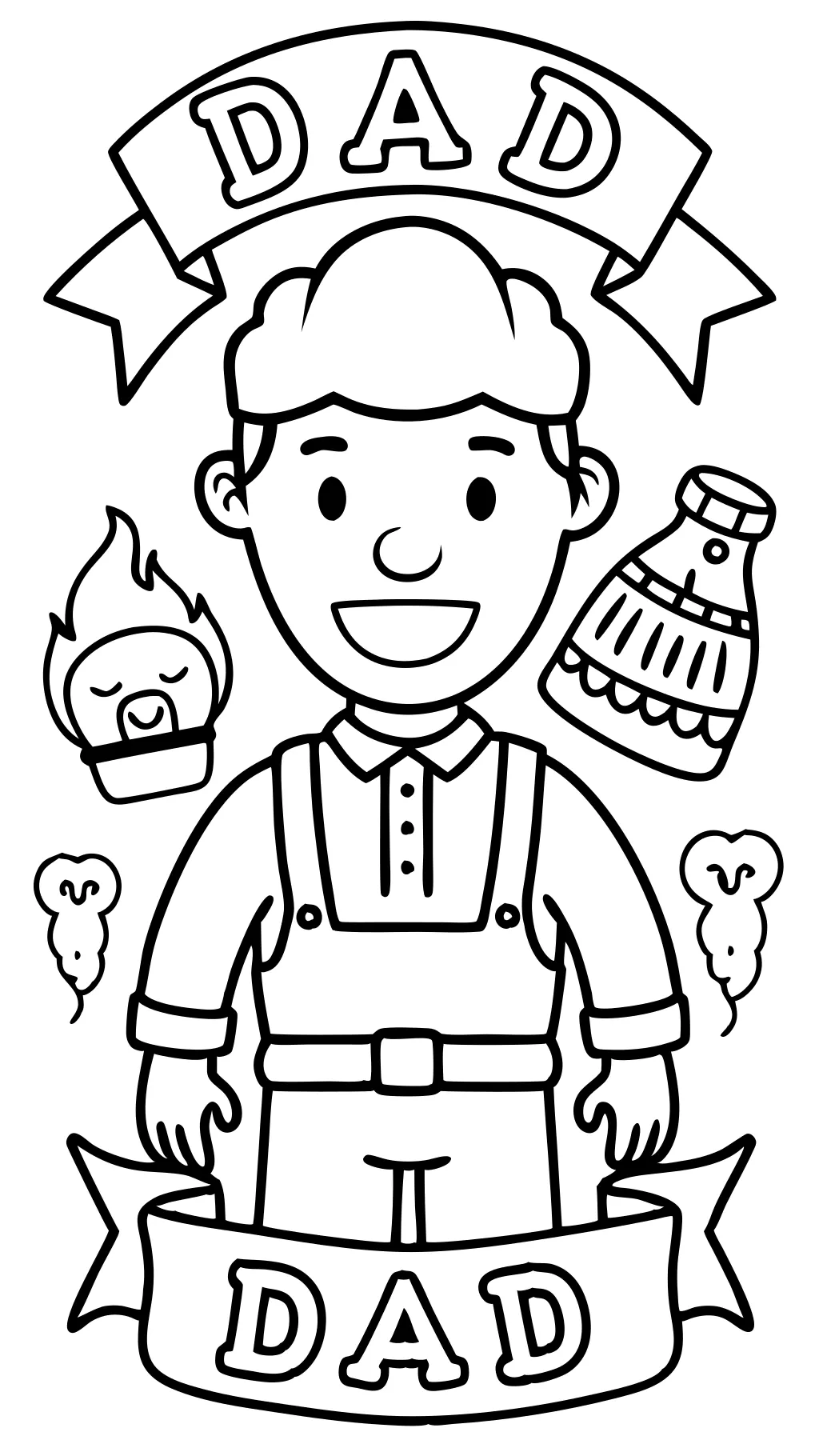 father’s day coloring pages printable